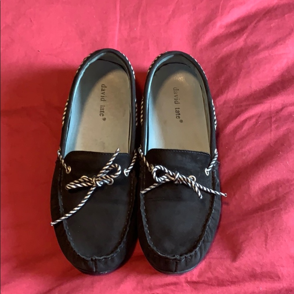 9W Black Suede Driving Mocs